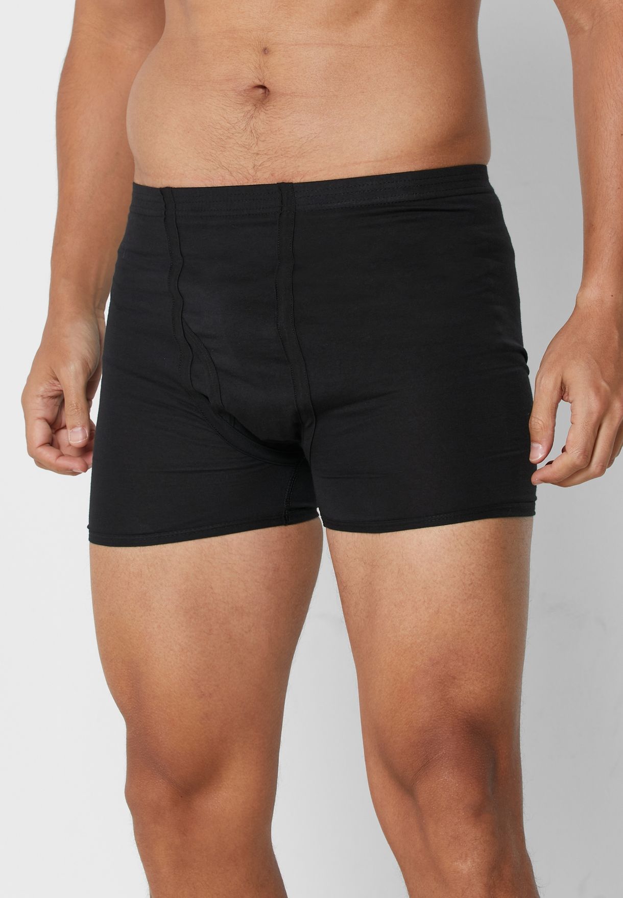 3 Pack Waist Band Boxers With Antibacterial Finish