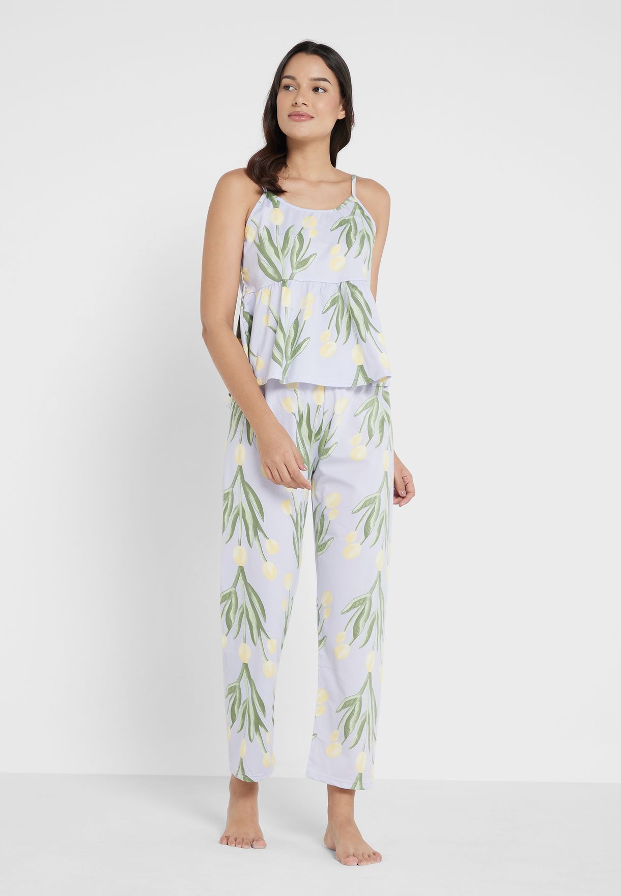 3 Piece Printed Pyjama Set