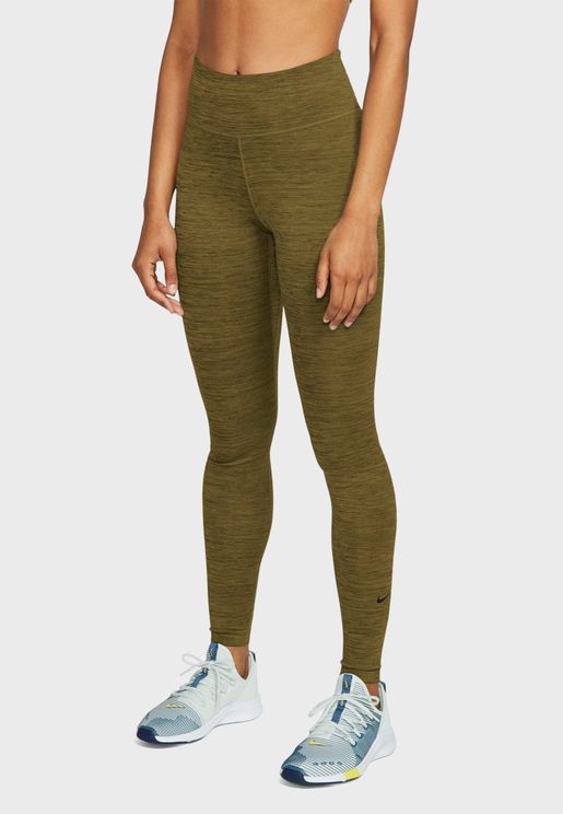 nike khaki leggings womens