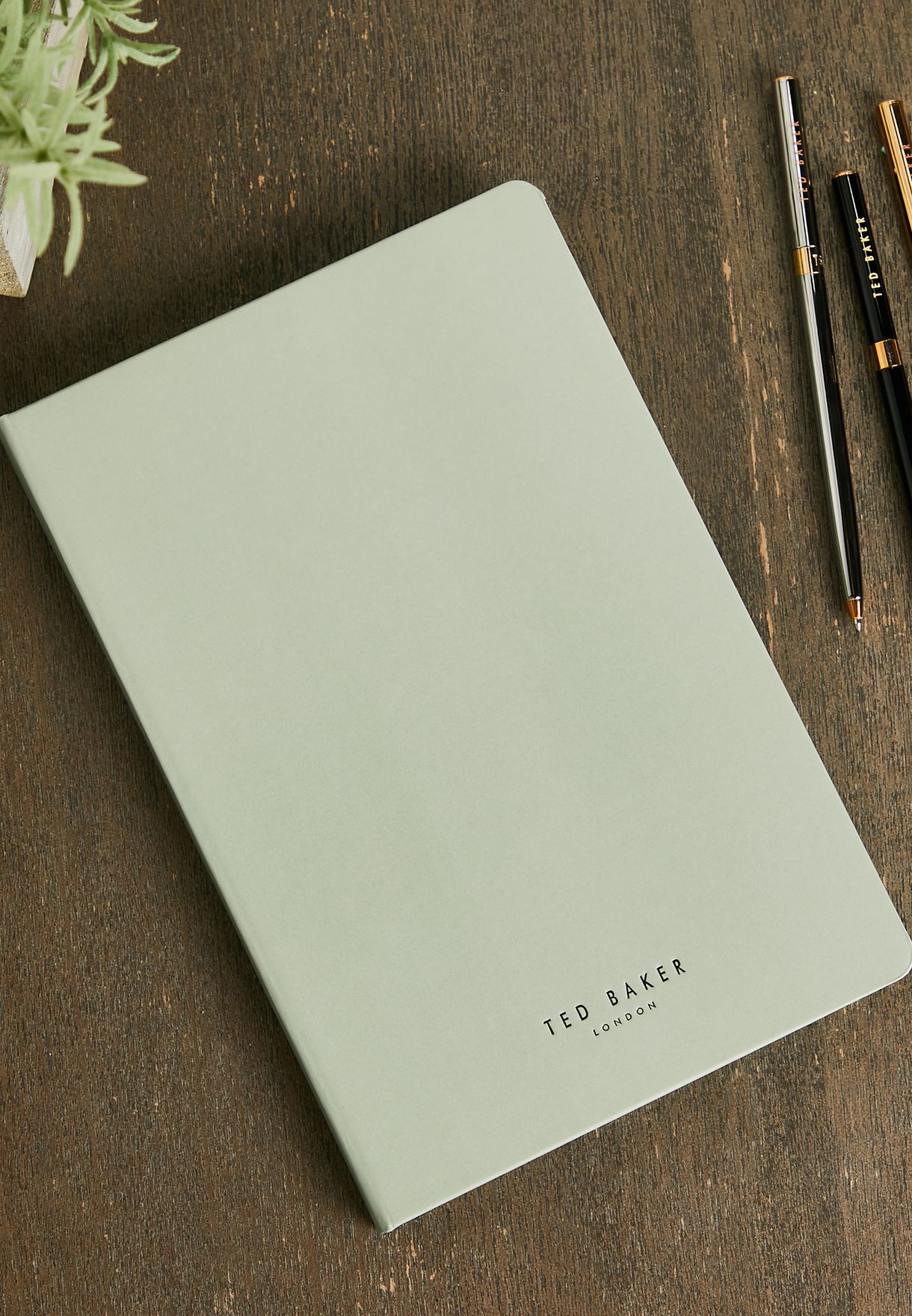 Green A5 Plain Notebook