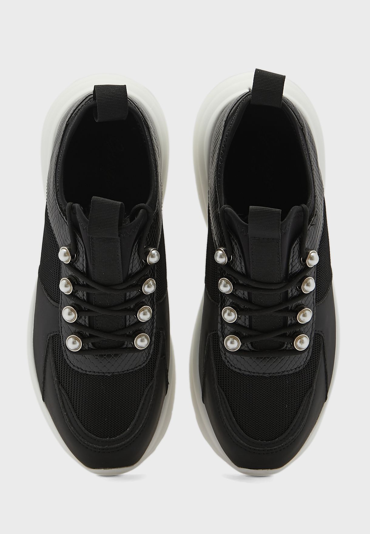 Pearl Detail Chunky Sneaker