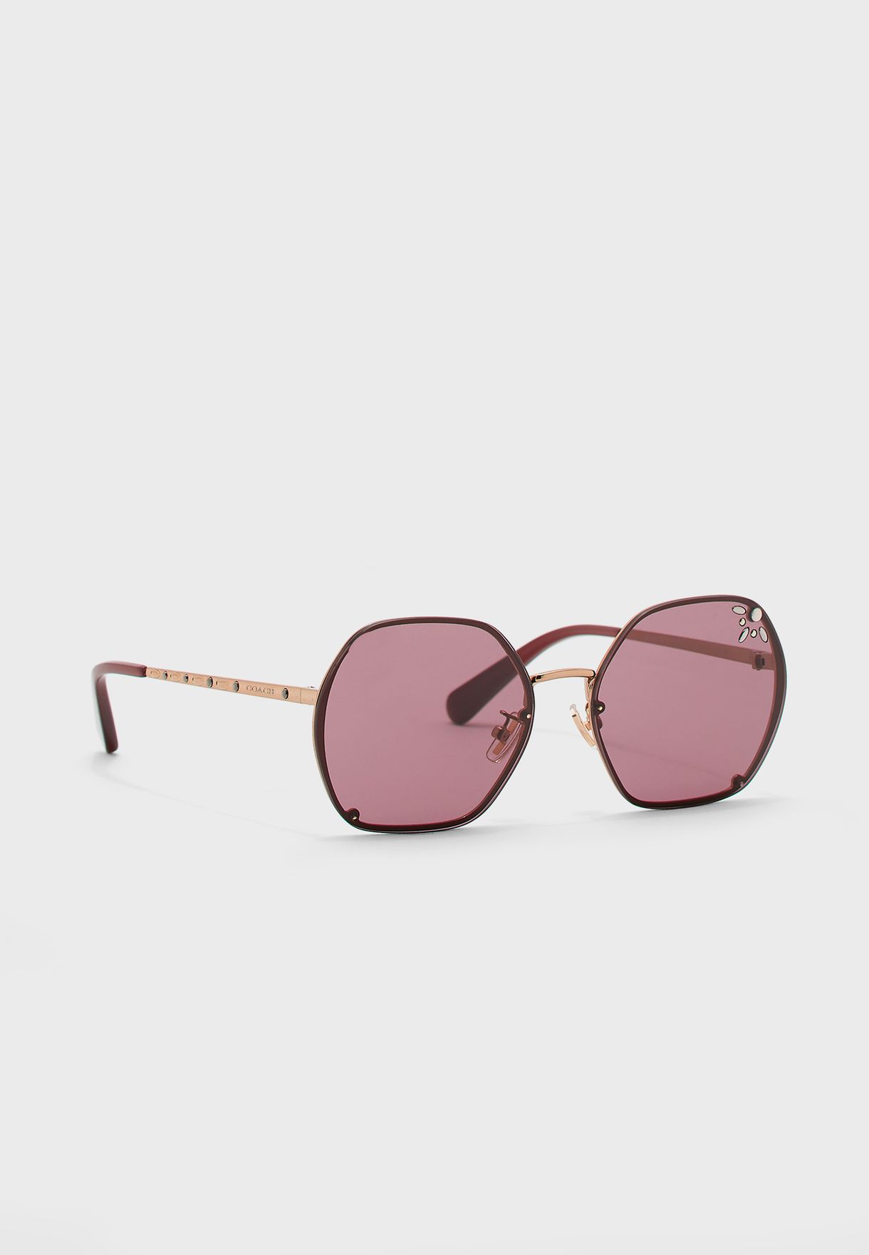 coach hexagon sunglasses