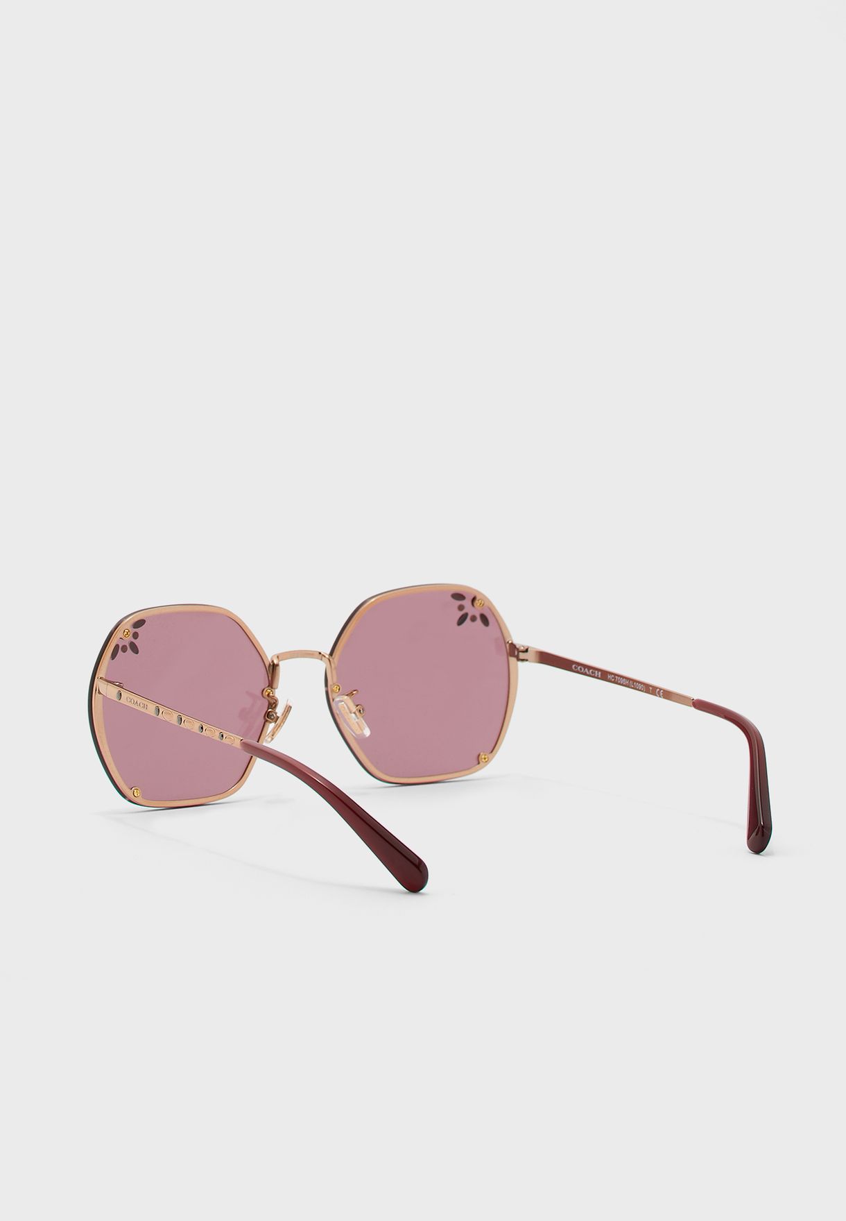 coach hexagon sunglasses