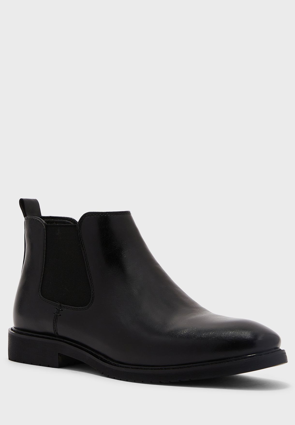 Buy Robert Wood black Formal Chelsea Boots for Men in MENA, Worldwide