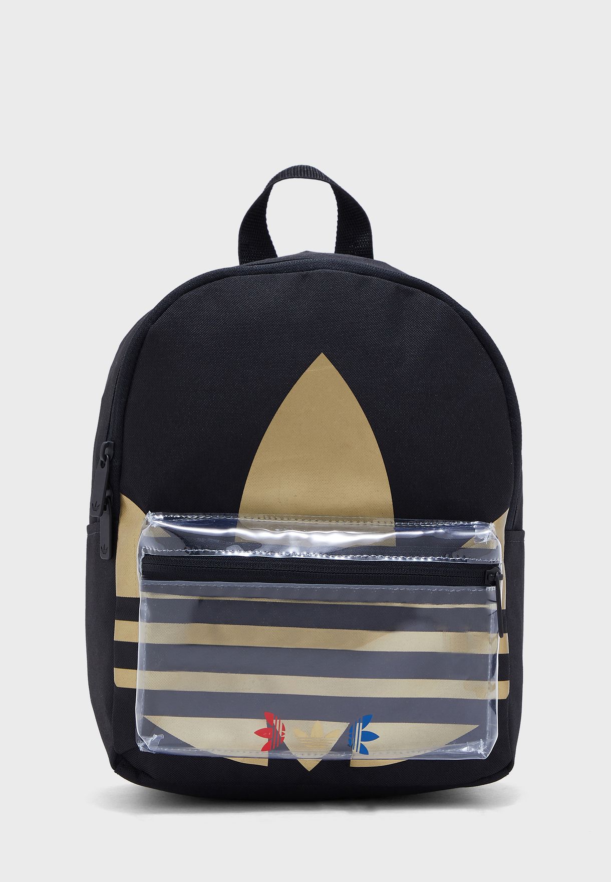 black adidas trefoil backpack