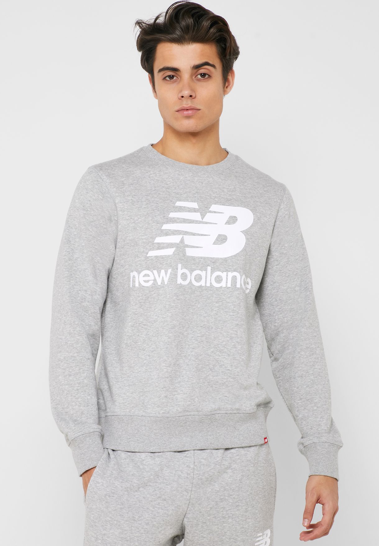 Buy New Balance grey Essential Stacked 