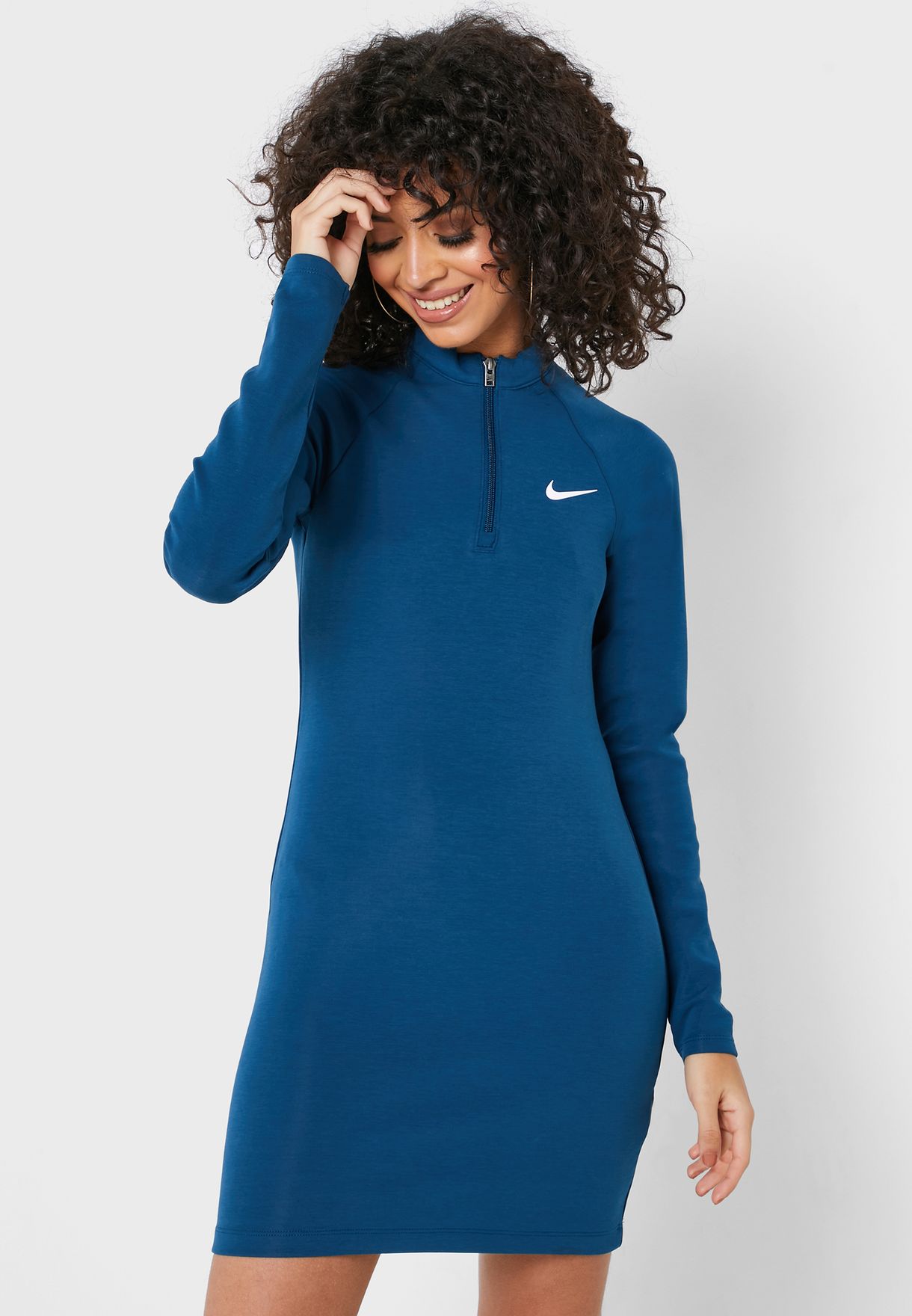 Buy Nike blue NSW Essential Dress for 