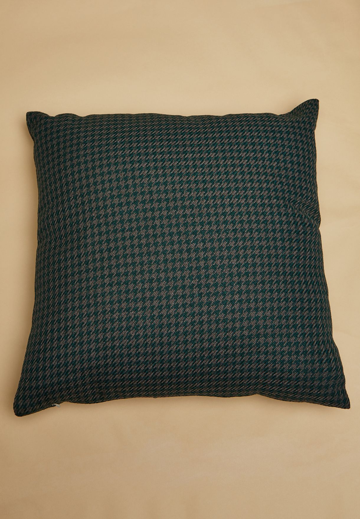 وسادة بطبعات مربعات مع حشوة 45x45 سم
