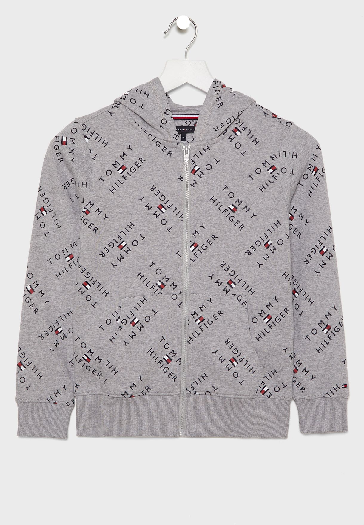 tommy hilfiger all over print hoodie