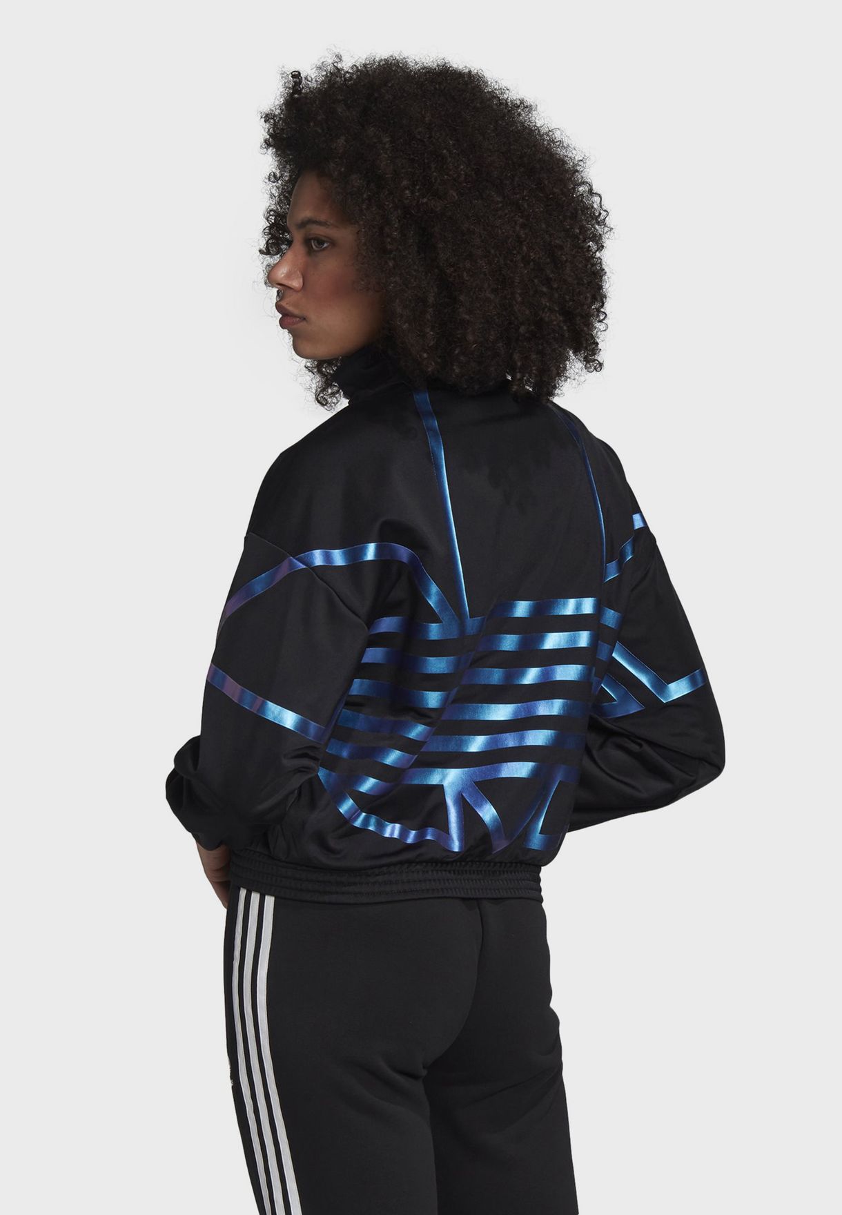 adidas track jacket logo back