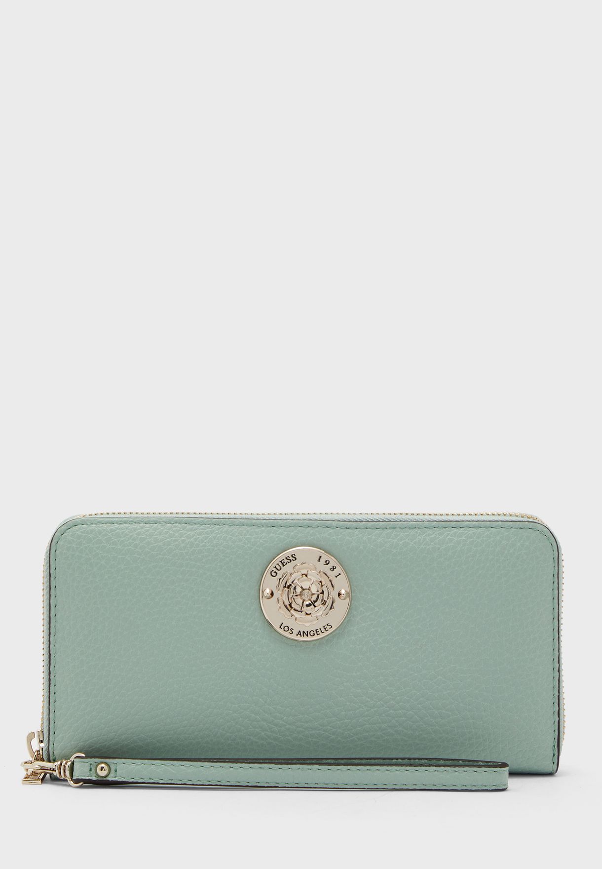 green guess purse