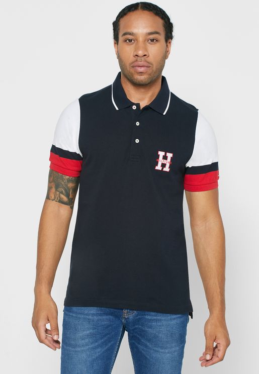 premium pique slim fit tommy hilfiger