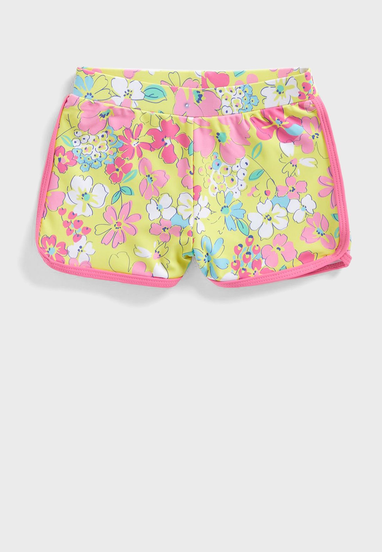 Youth Floral Print T-Shirt & Shorts Set