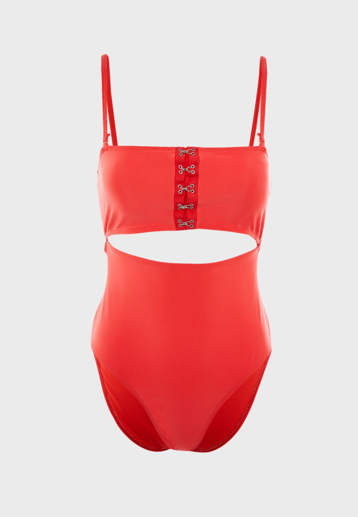 red cover up swimwear