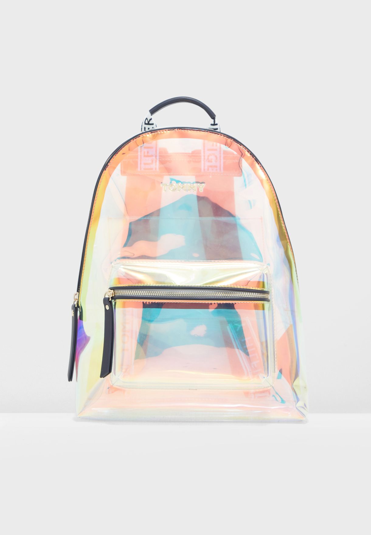 tommy hilfiger holographic backpack