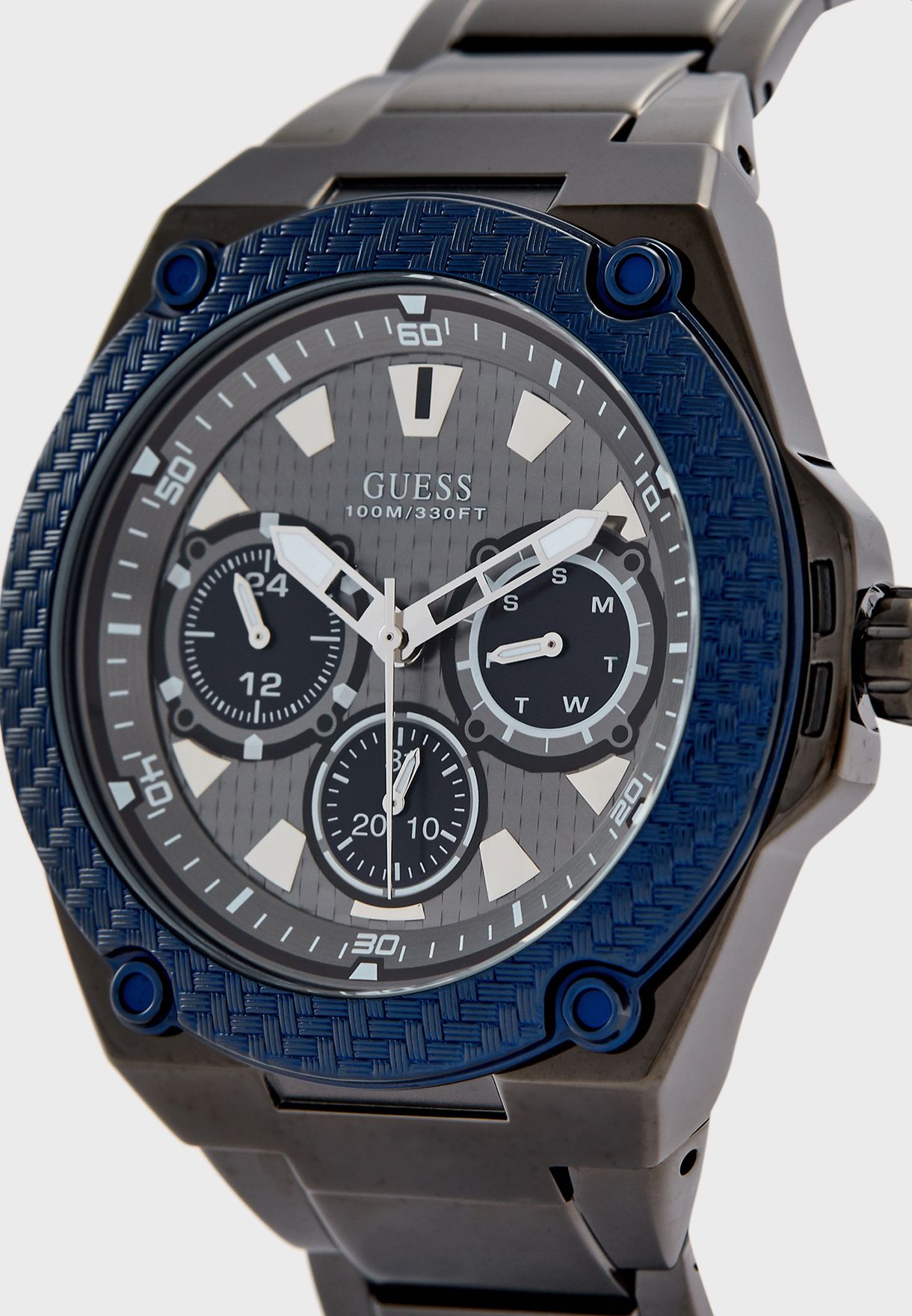 guess grey watch