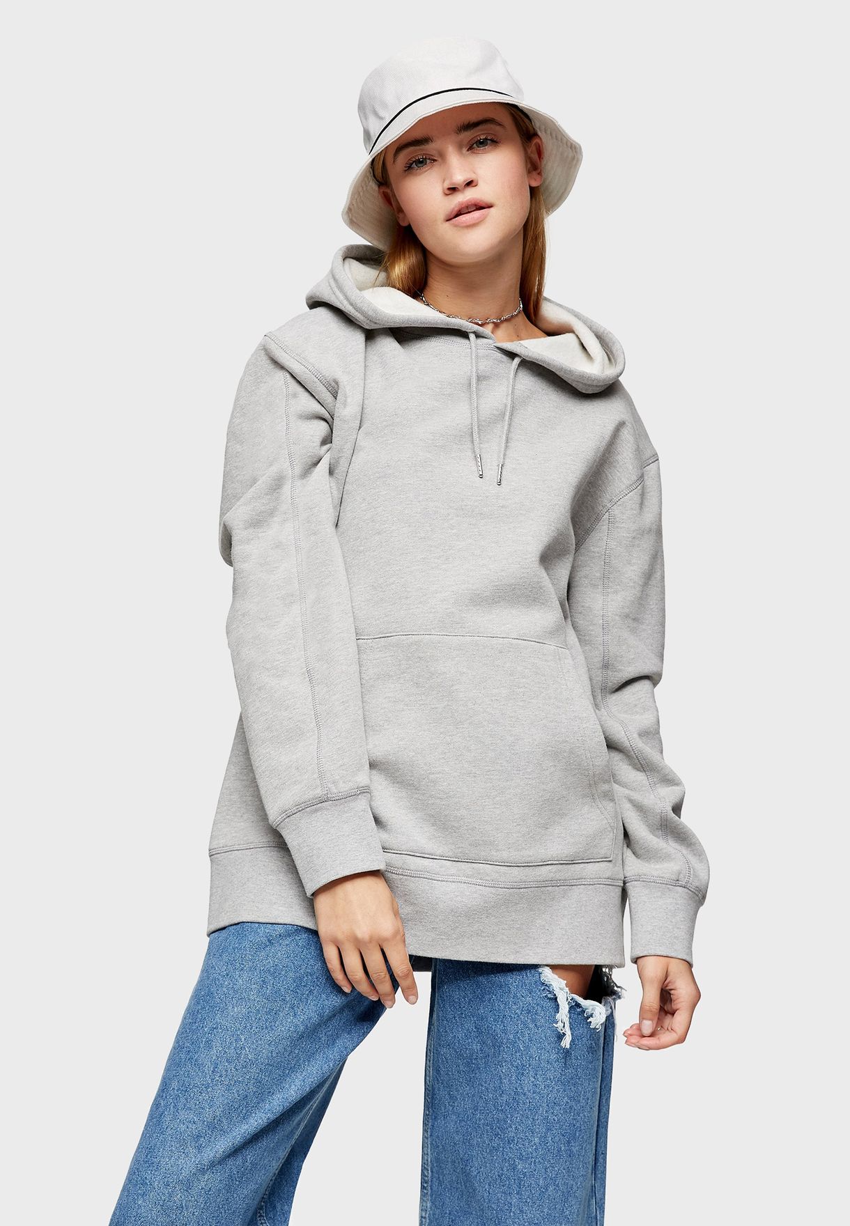 topshop grey sweatshirt