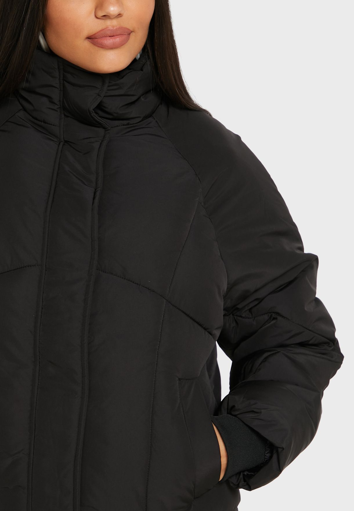 topshop tall puffer jacket