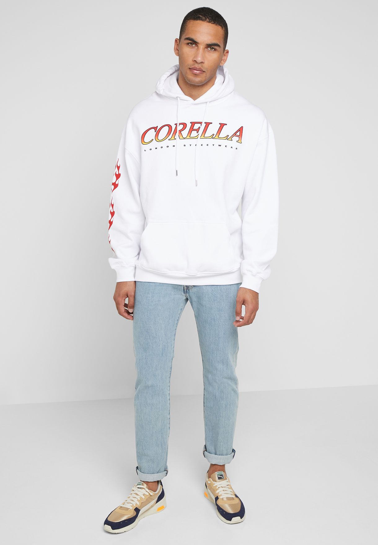 flame hoodie forever 21