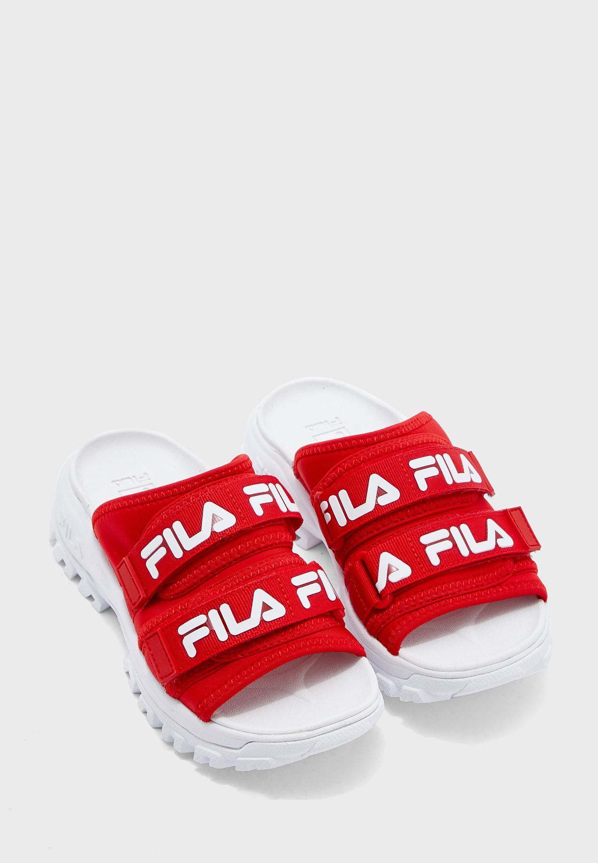 Buy Fila red Outdoor Slide for Women in 