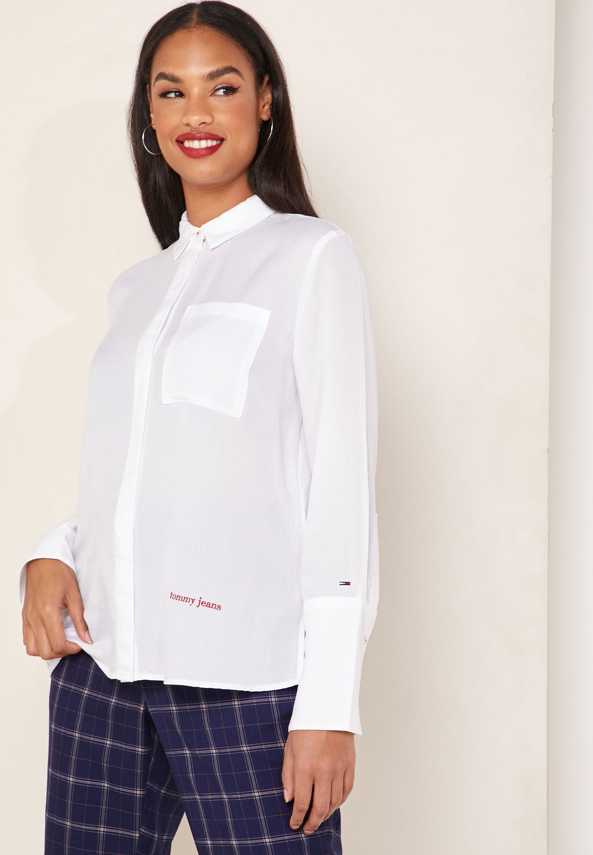 Buy Tommy Hilfiger white Long Sleeve 