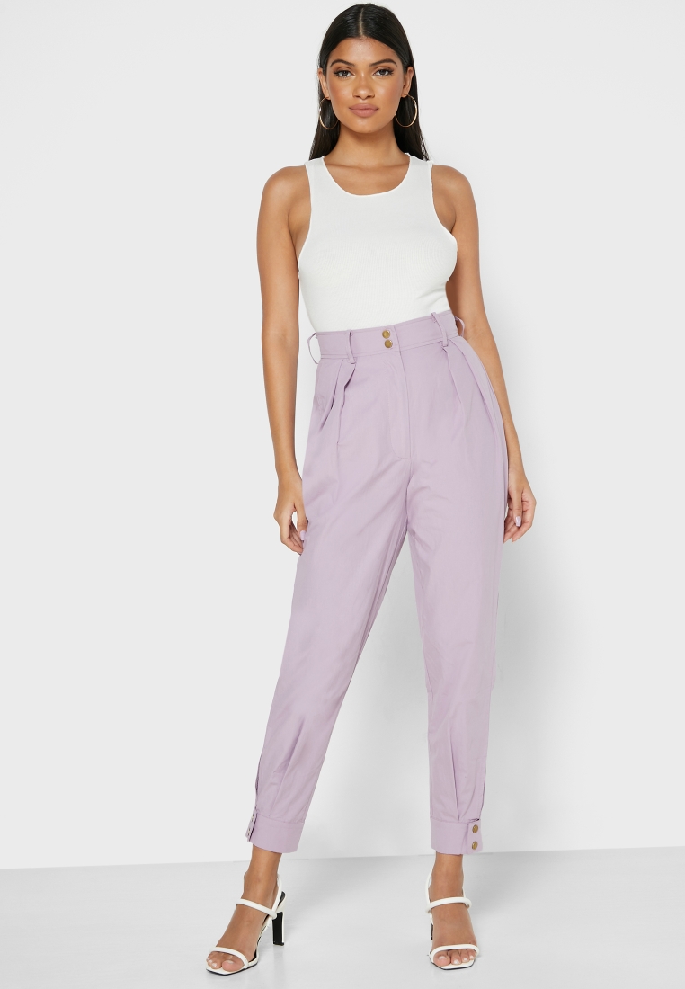 Buy Purple Pants for Women by Indya Online | Ajio.com