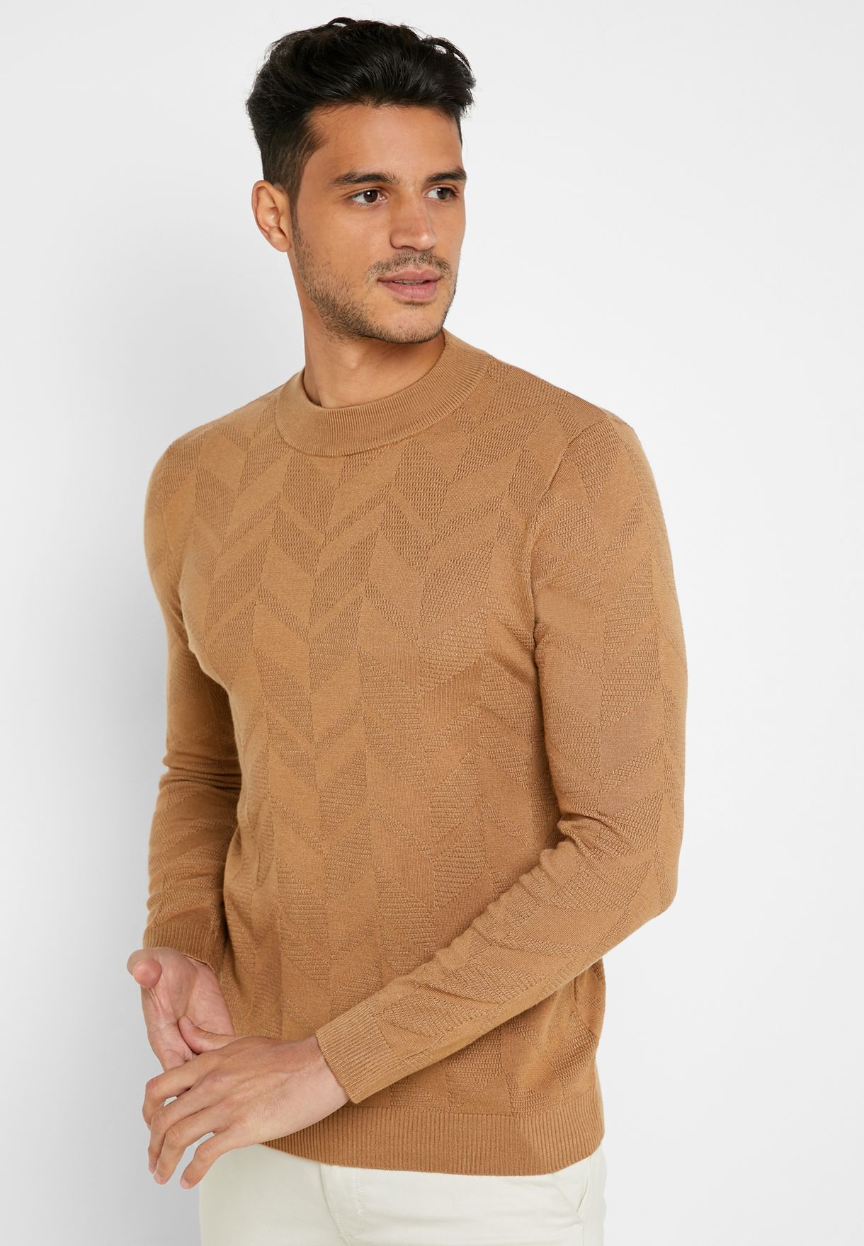 beige sweater mens