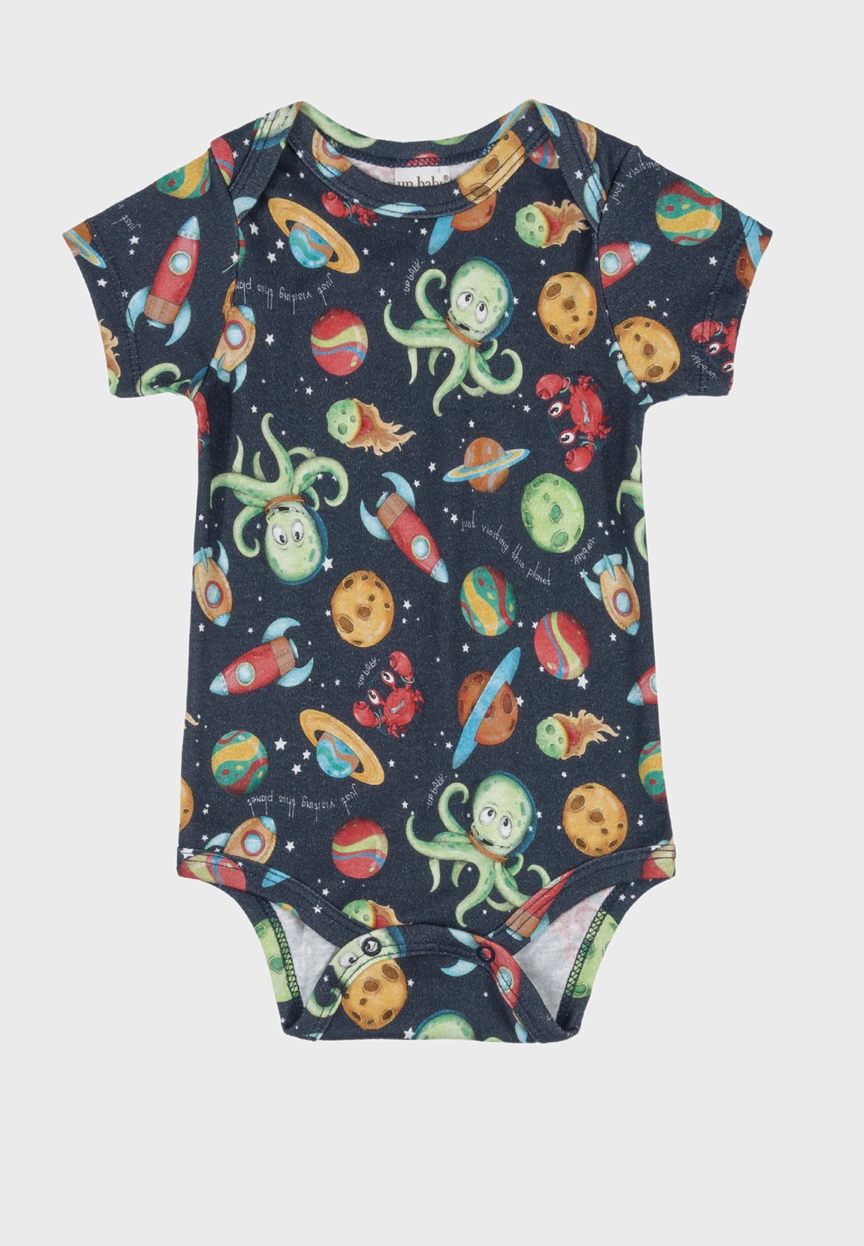 Infant Space Print Bodysuit