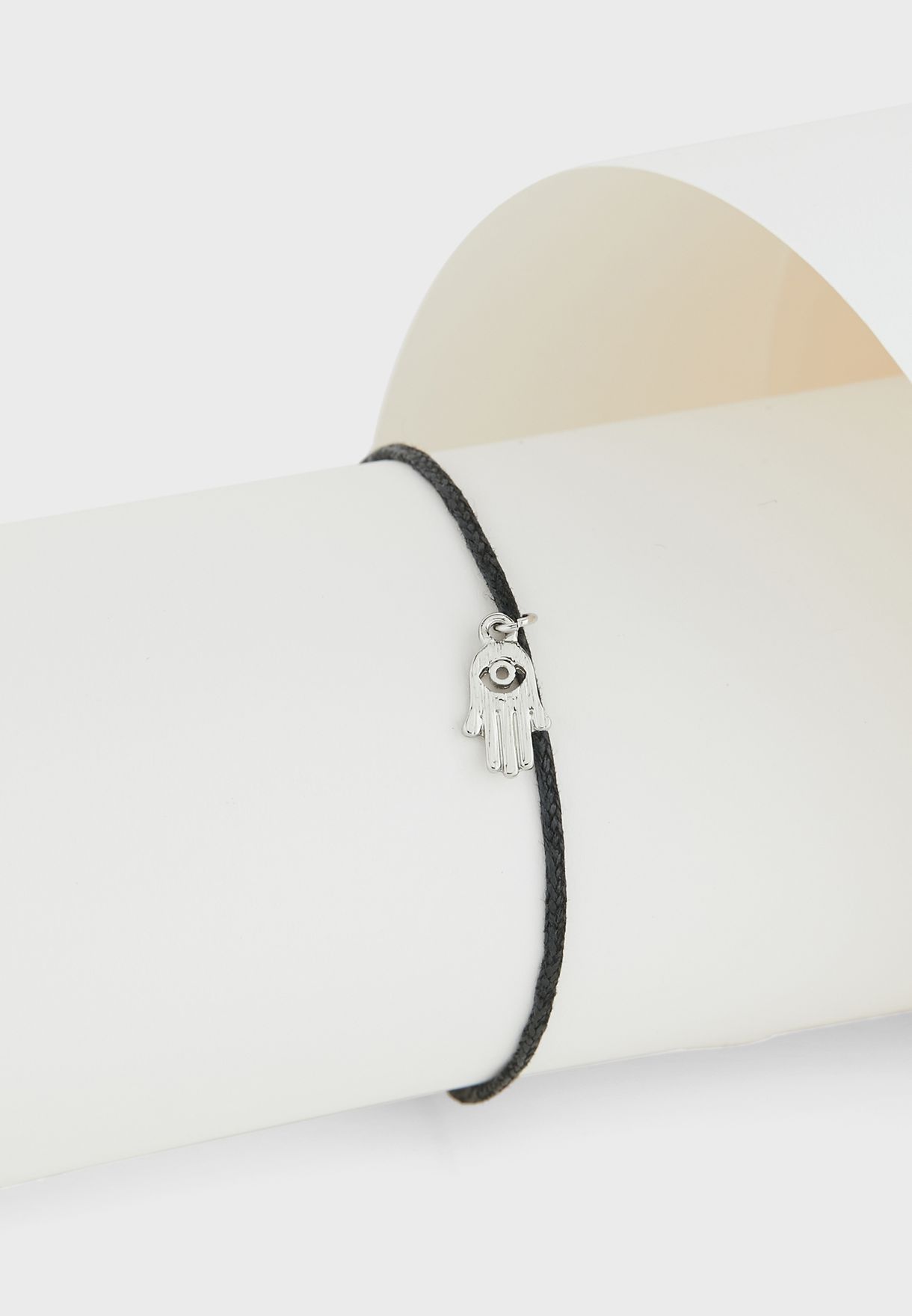 Hamsa Cord Adjustable Cord Bracelet