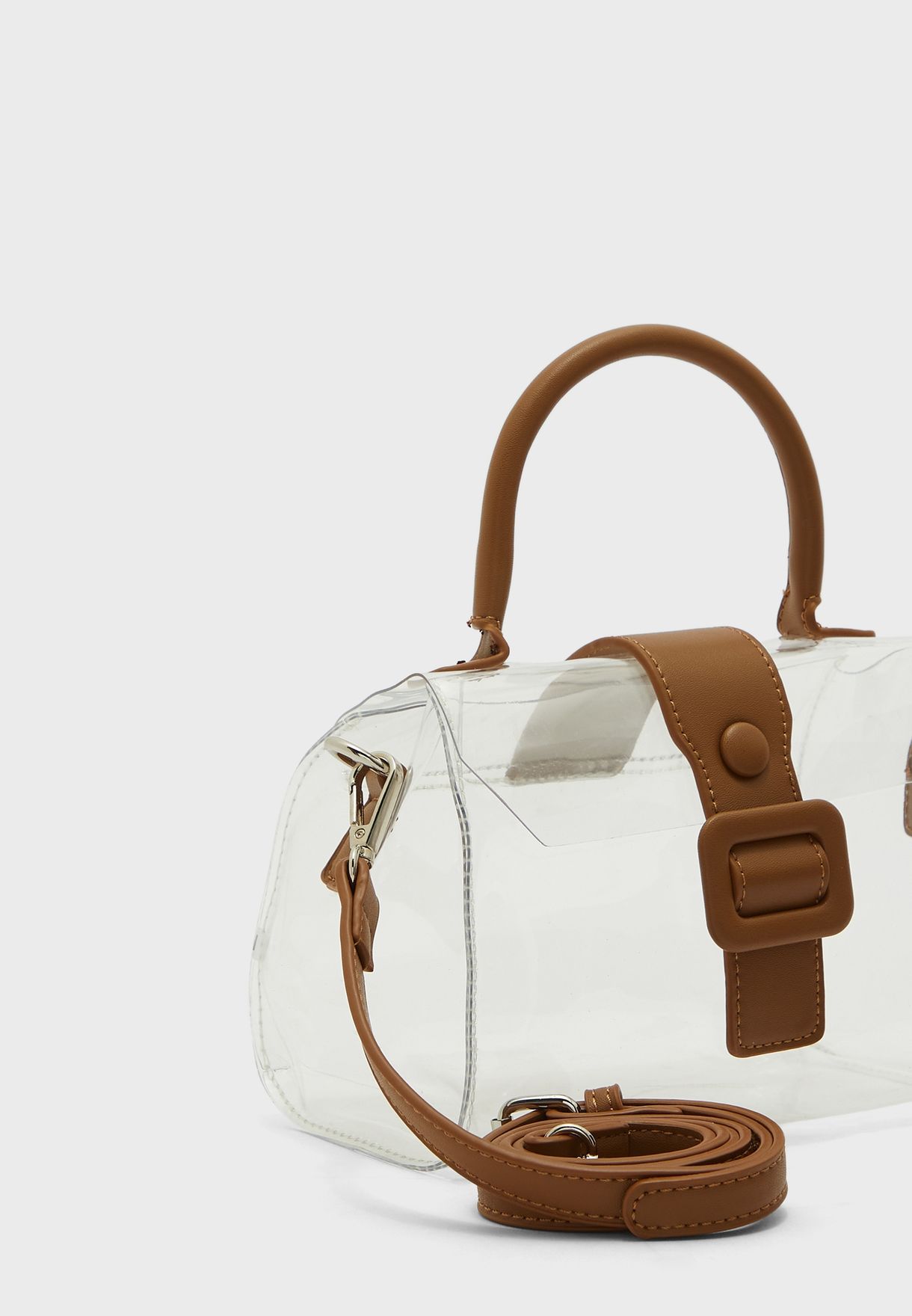 Transparent Satchel Handbag