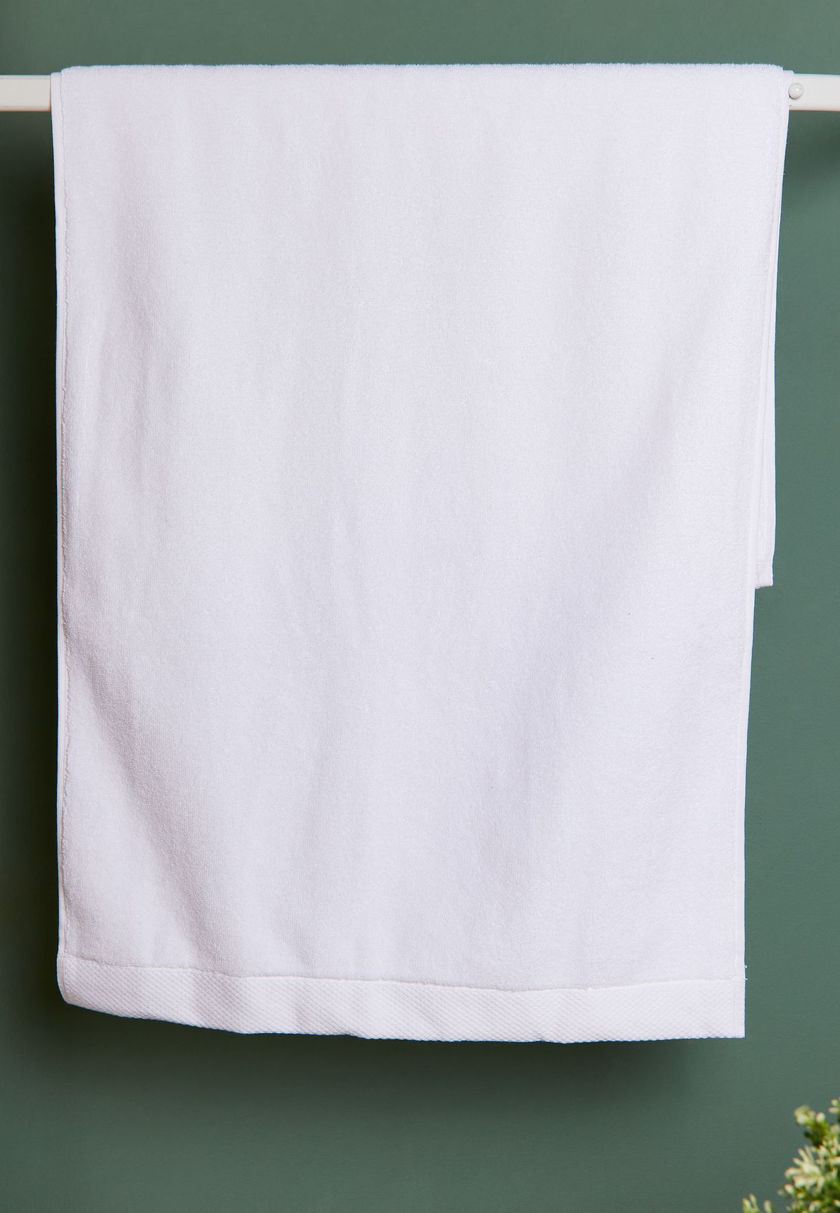 Luxe Hand Towel In White