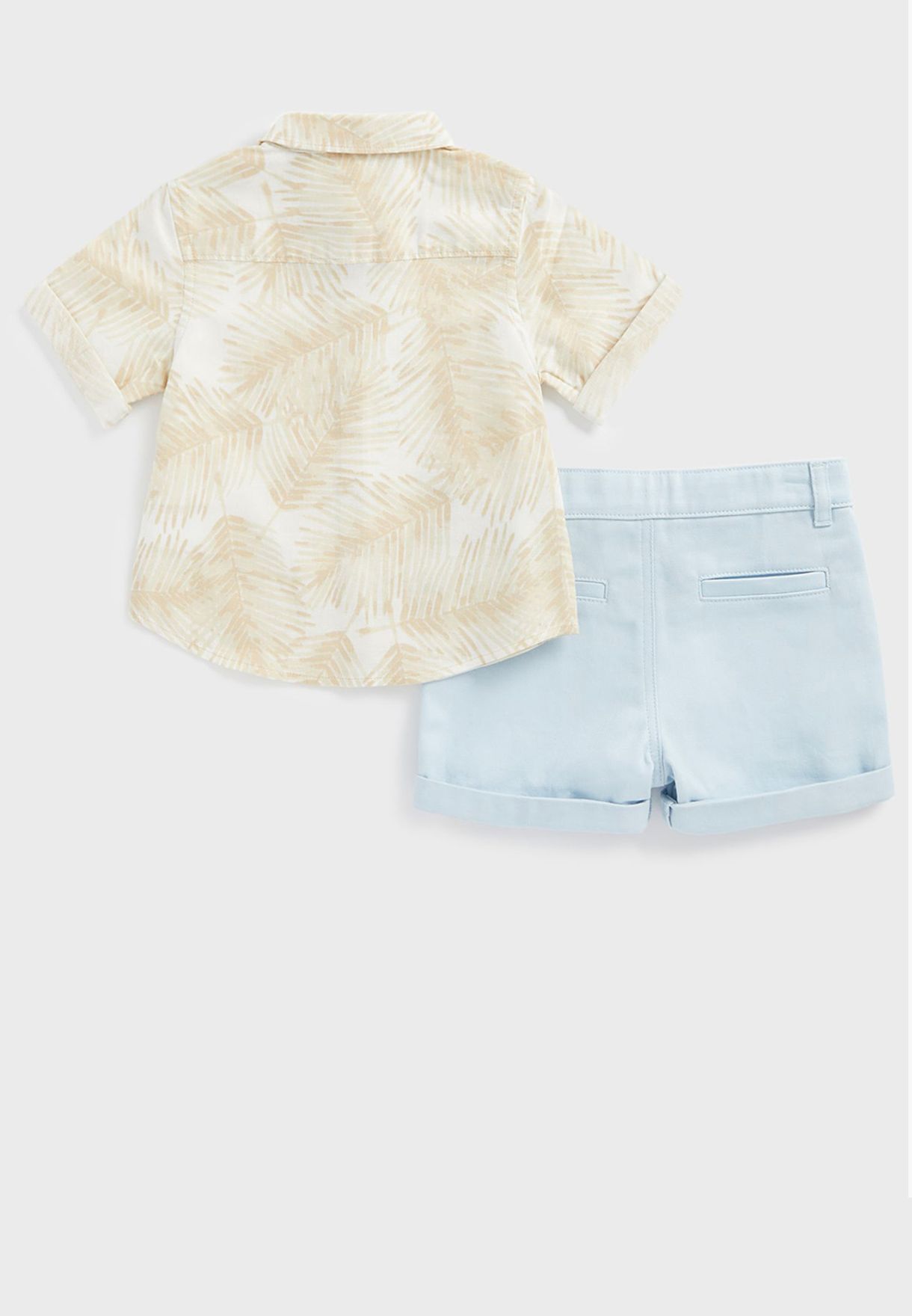 Kids Printed Shirt & Shorts Set