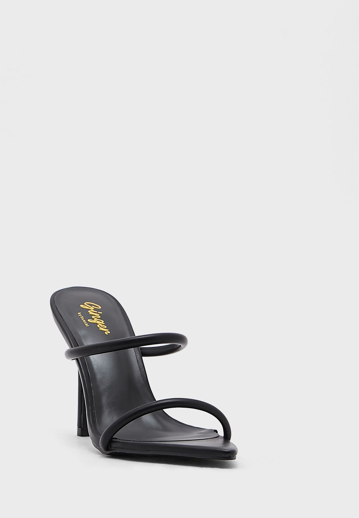 Double Strap Pointed Toe Mule Sandal