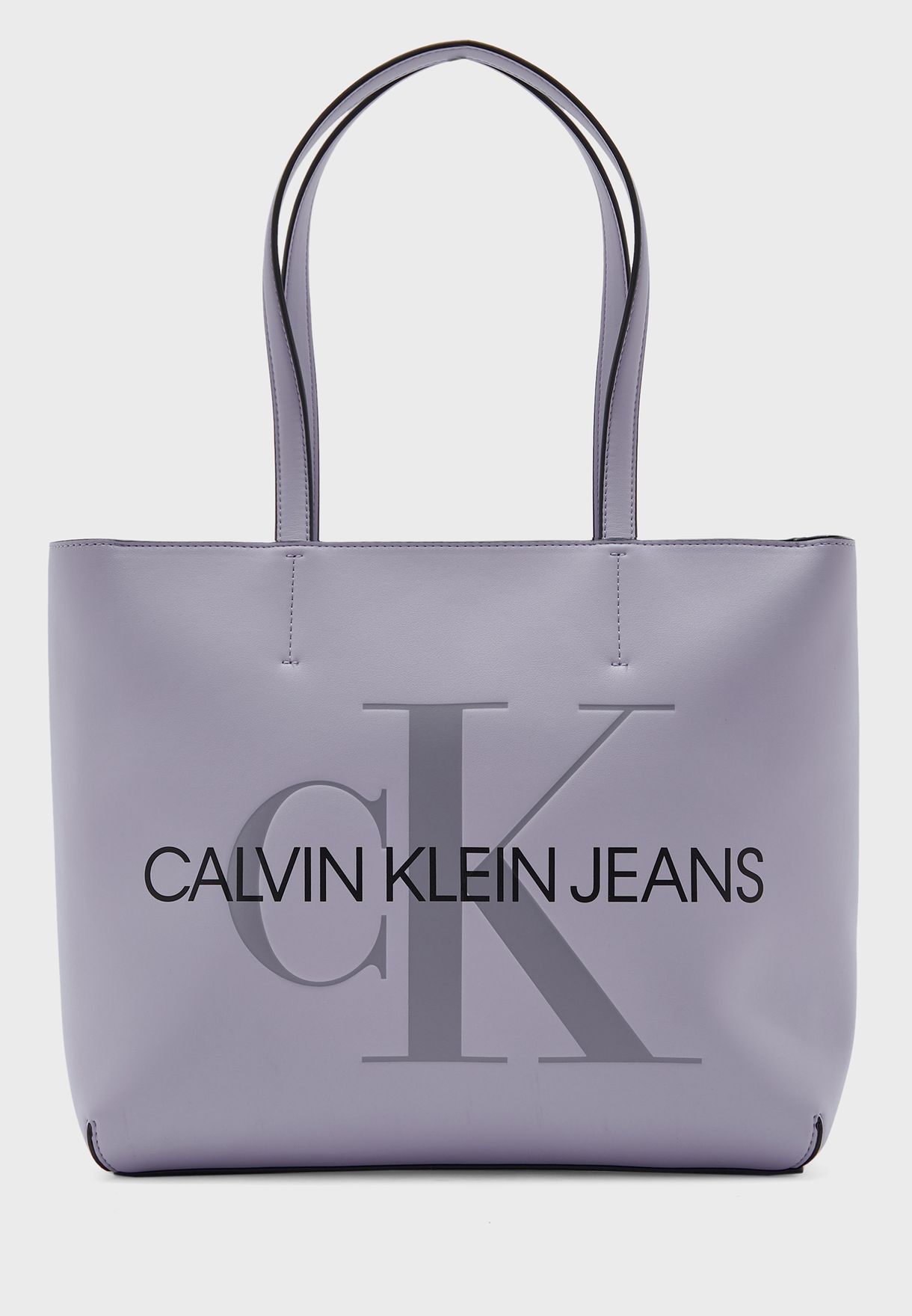 patroon Wakker worden intellectueel Buy Calvin Klein Jeans purple Zip Closure Shopper for Women in MENA,  Worldwide