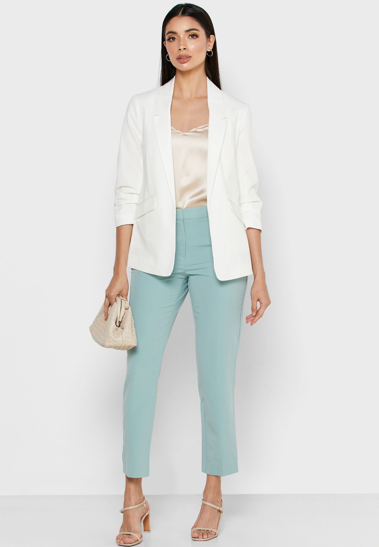 dorothy perkins white blazer