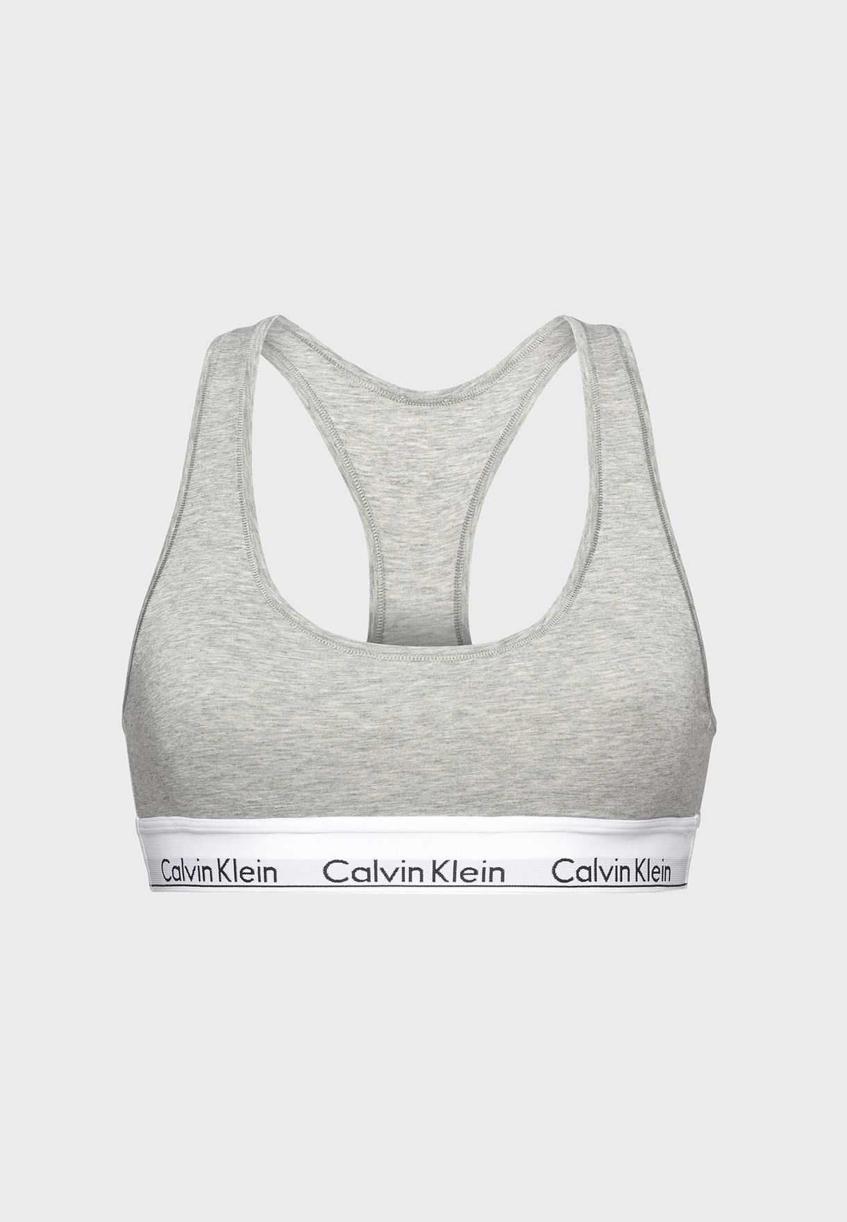 calvin klein grey sports bra