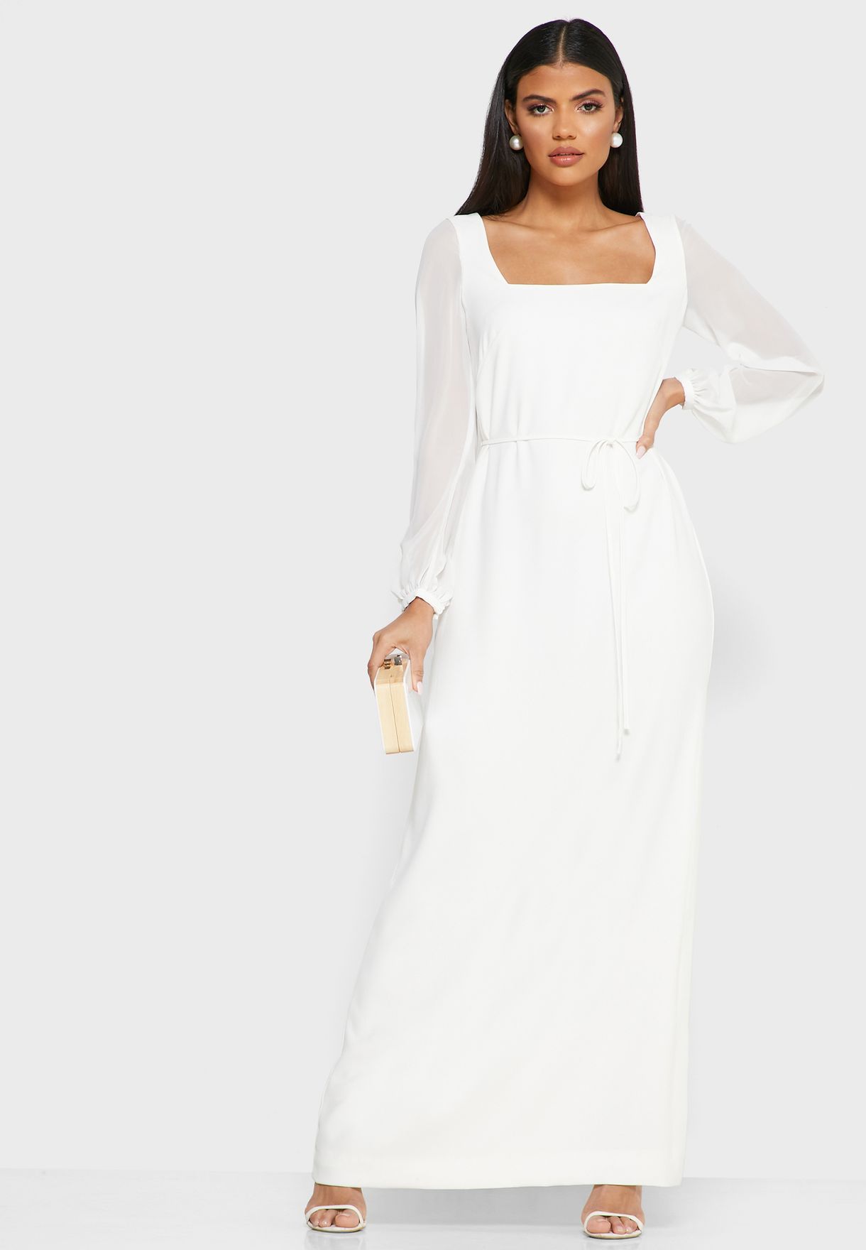 french connection puff sleeve dress