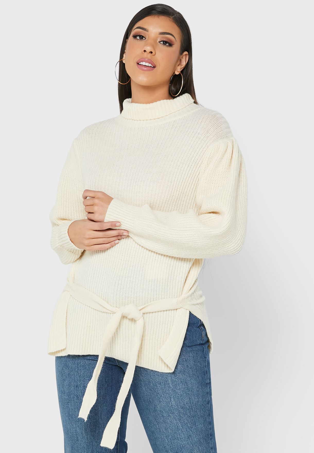 Belted Pull Over