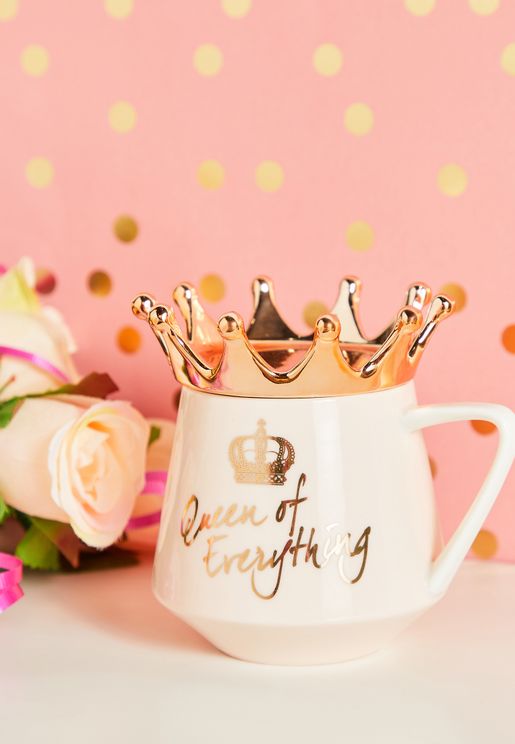 Queen of Everything Crown Lid Mug