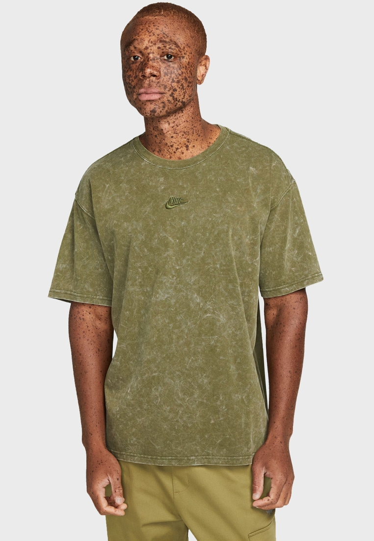 Nike Essential Tie-dye T-shirt in Green for Men
