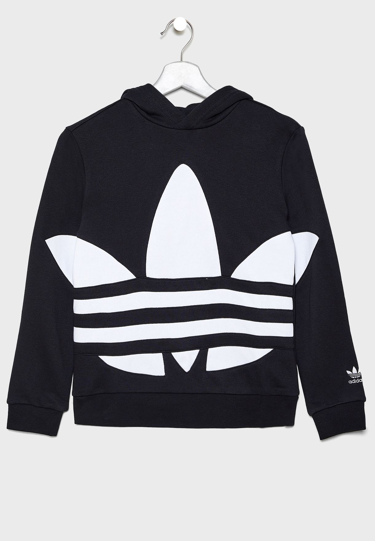 adidas youth trefoil hoodie