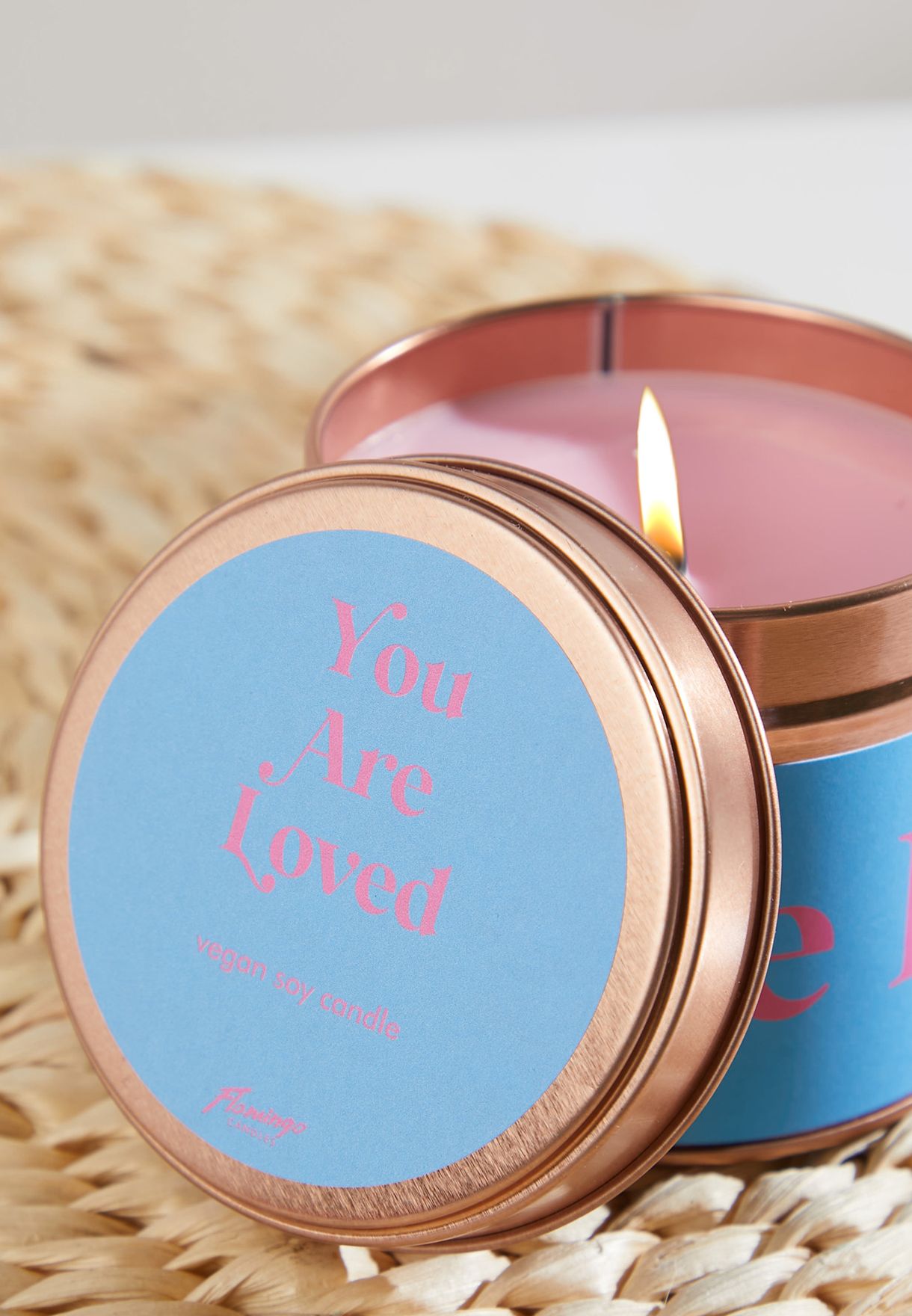 You Are Loved Tin Candle