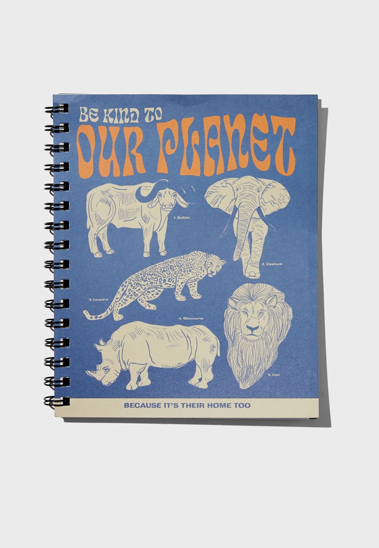 A5 Be Kind To Our Planet Animals Notebook