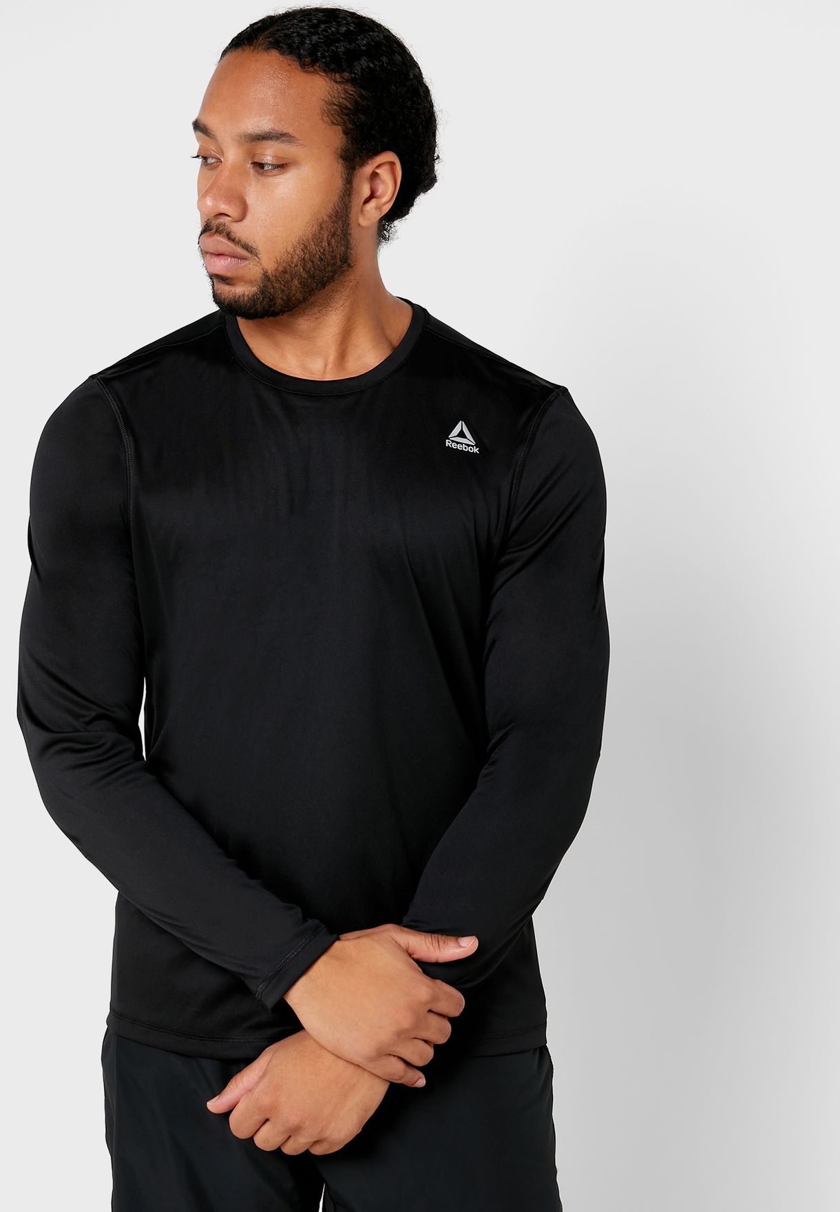 reebok black t shirt