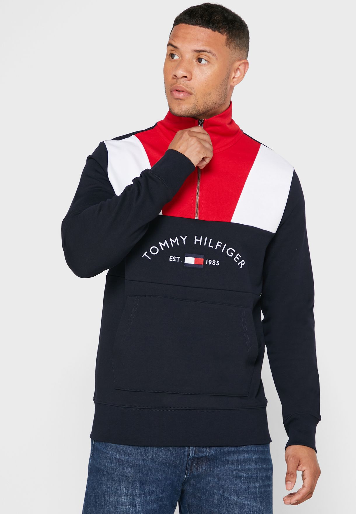 Buy > tommy hilfiger multicolor hoodie > in stock
