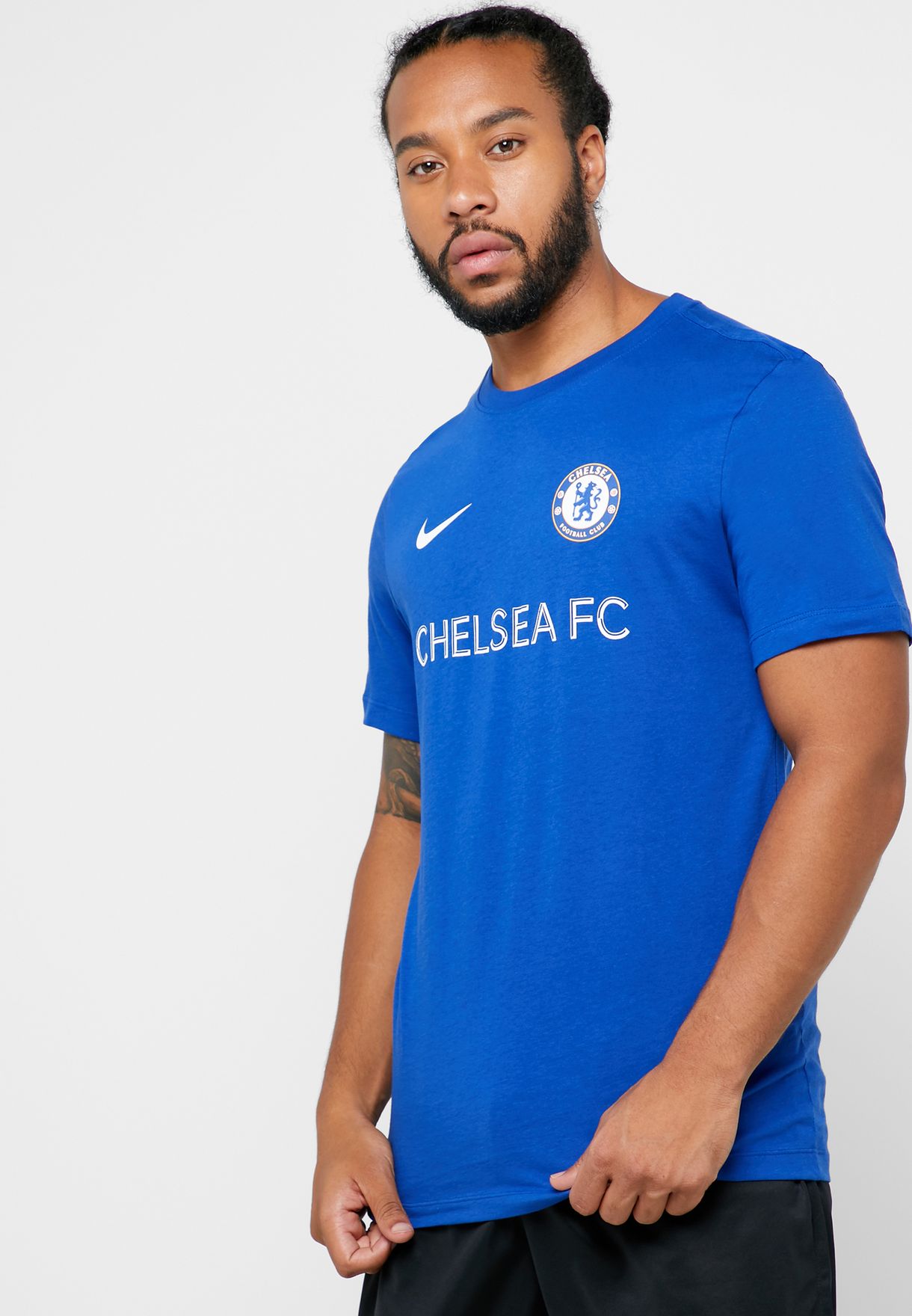 Buy Nike Blue Chelsea Core Match T Shirt For Men In Dubai Abu Dhabi Ar0273 495