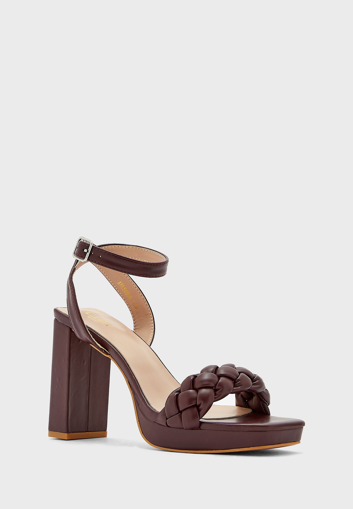 Plaited Strap Platform Sandal