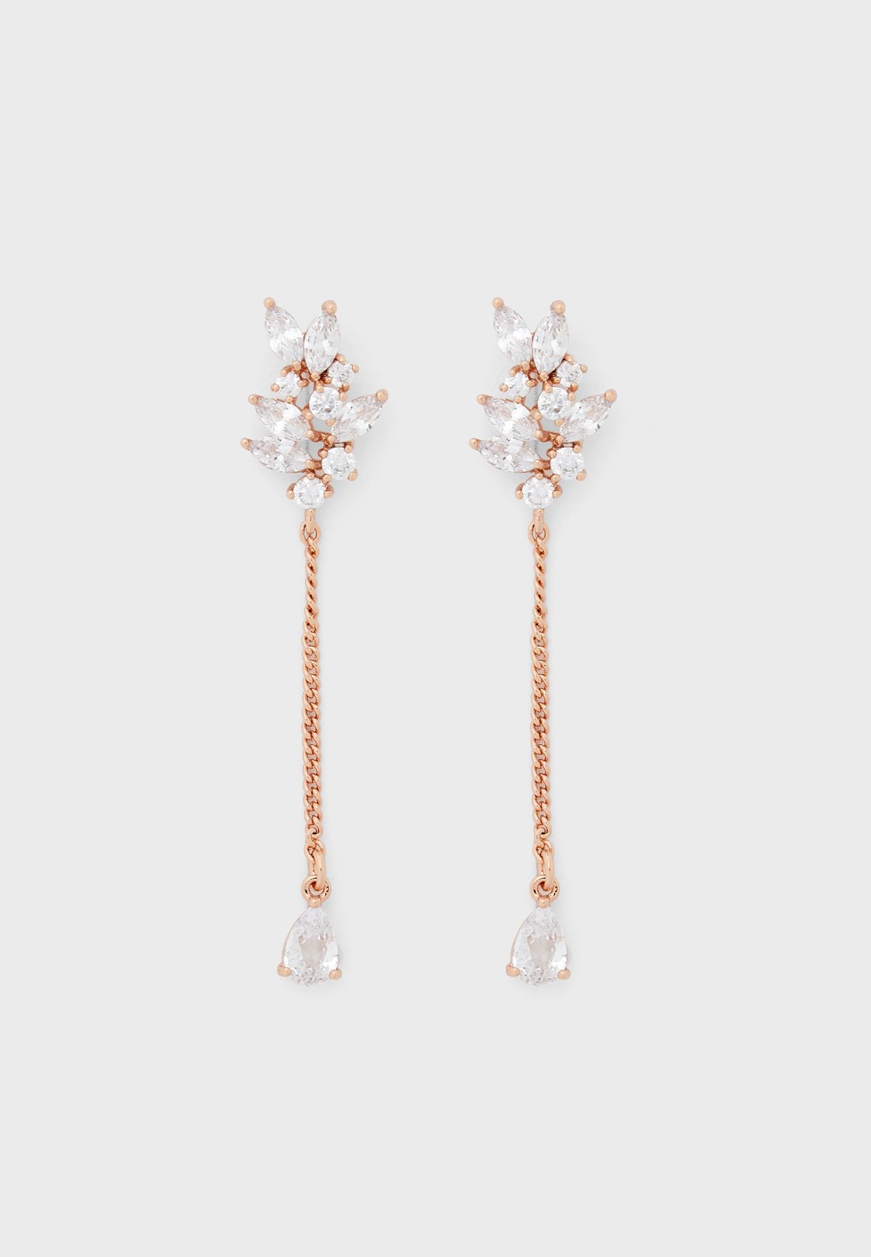 rose gold clip on hoop earrings