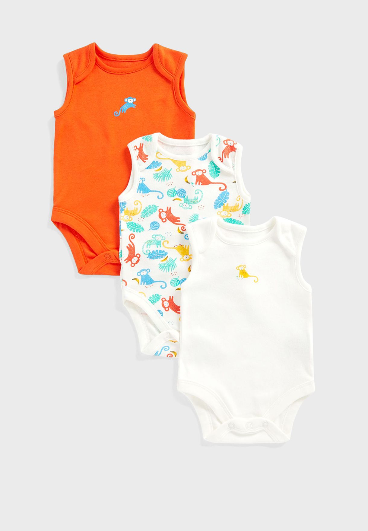 Infant 3 Pack Assorted Bodysuit