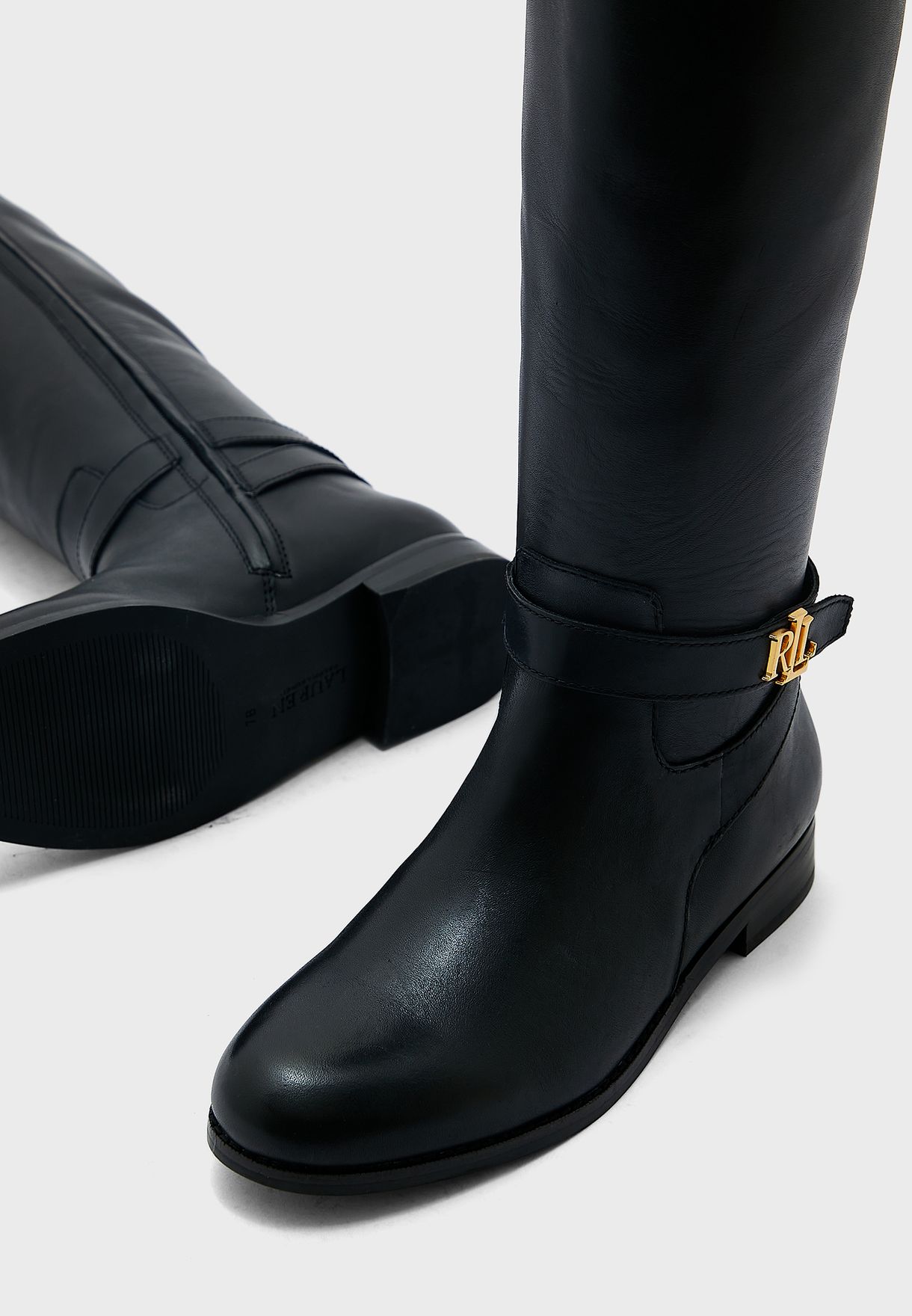 Buy Lauren Ralph Lauren black Brittaney Knee Boots for Women in Dubai, Abu  Dhabi